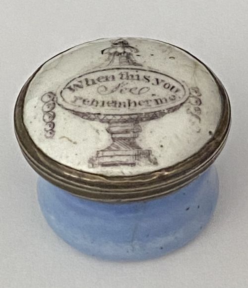 18th Century Staffordshire Pill Box