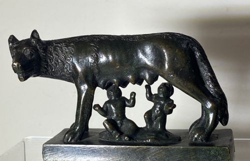 Grand Tour Bronze of the Capitoline Wolf