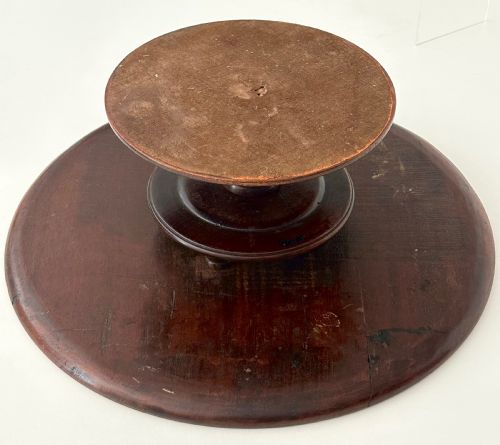 GEORGE III MAHOGANY LAZY SUSAN - ADDITIONAL PHOTO 7