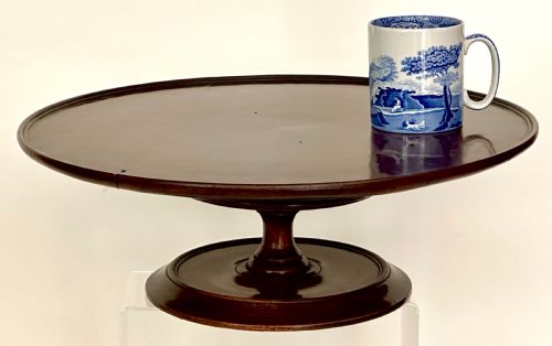 GEORGE III MAHOGANY LAZY SUSAN - ADDITIONAL PHOTO 8