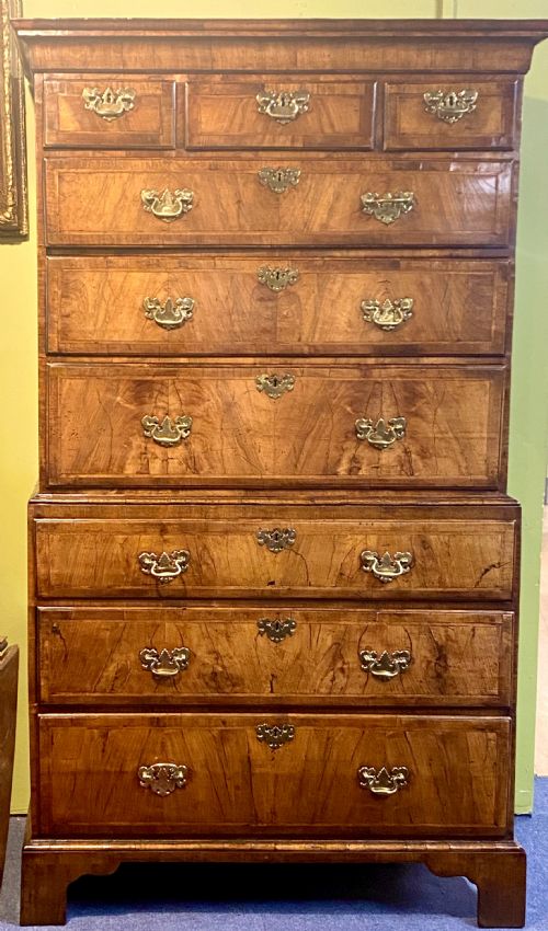 Early 18th Century Walnut Chest-on-chest