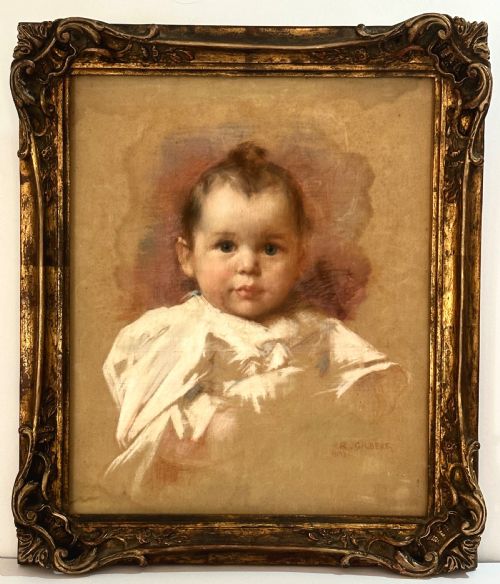 Portrait in Pastel by René Joseph Gilbert (1858-1914)