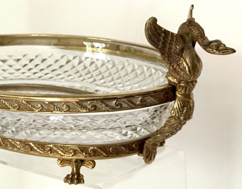 fig 1. Cut Glass and Gilt Metal Bowl