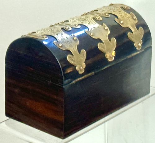 COROMANDEL AND BRASS STATIONERY BOX - ADDITIONAL PHOTO 2