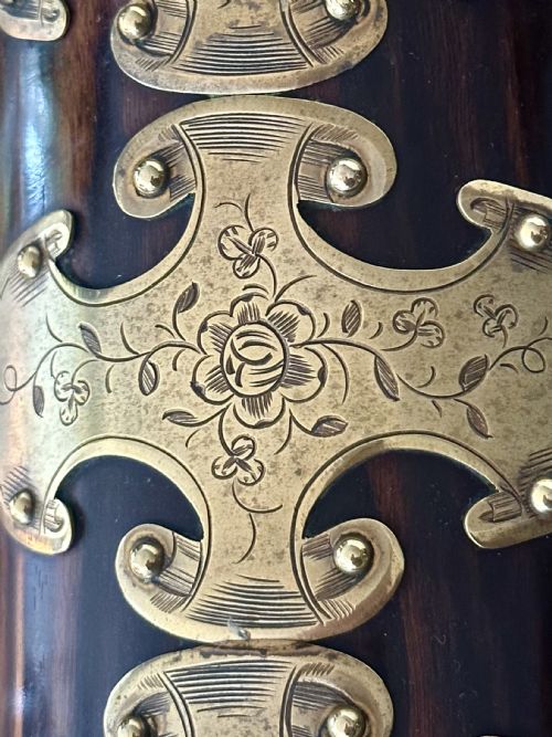 COROMANDEL AND BRASS STATIONERY BOX - ADDITIONAL PHOTO 7