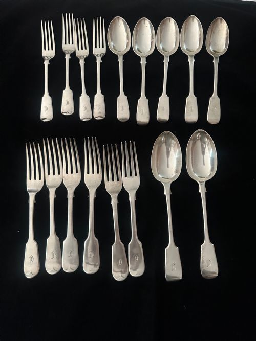Solid Silver Cutlery Dated 1901