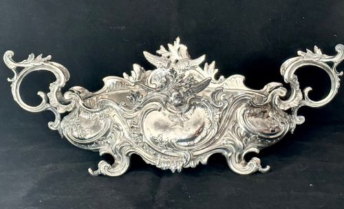 French Silver Plated Jardiniere of Large Proportion