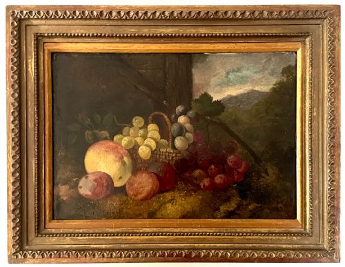 Norwich School Still Life, Oil on Board