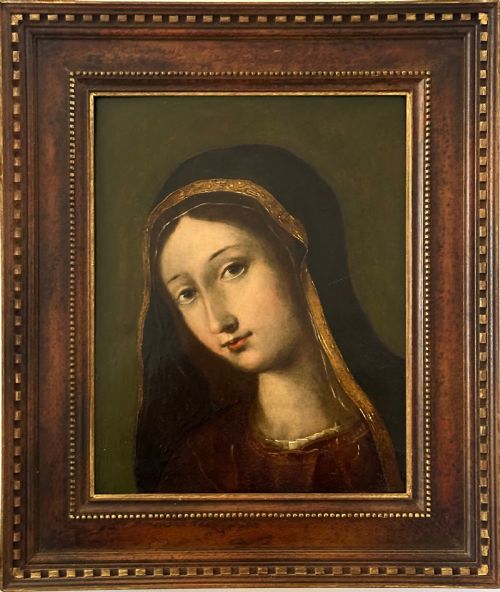 Late 17th Century  Portrait in Oil on Copper.
