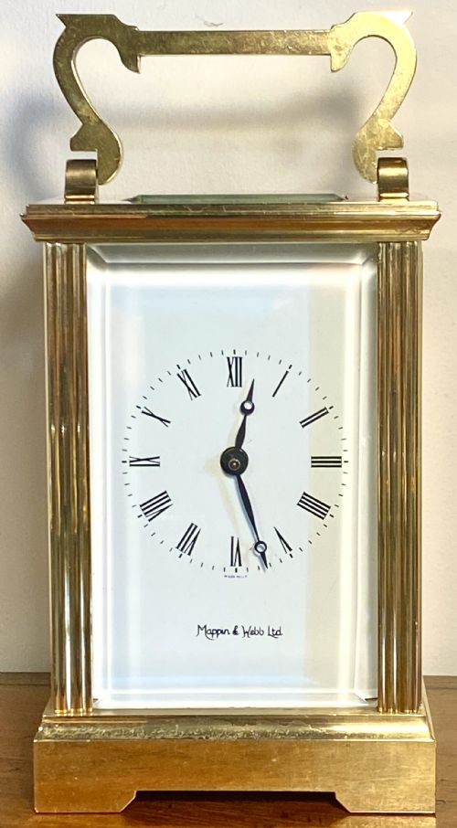 Mappin and Webb 8 Day Carriage Clock