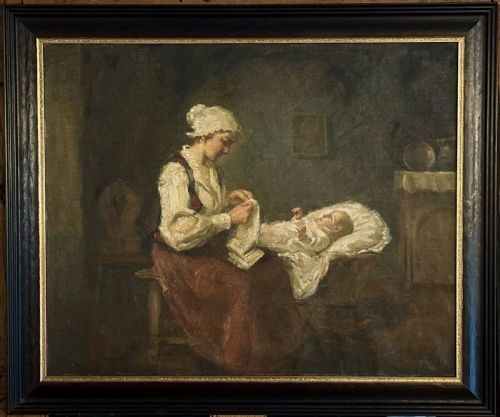 Oil on Canvas by Karoly Krusnyak (1889-1960)