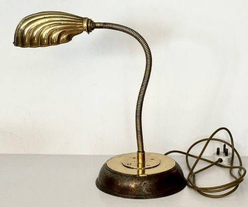 Brass Bankers Lamp