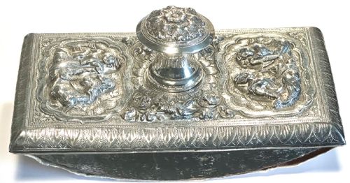 Burmese Silver Blotter