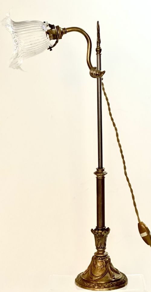 French Brass Reading Lamp