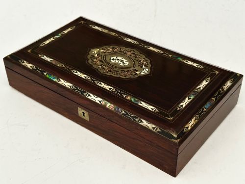 Card Games Box in Rosewood