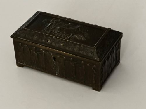 Bronze Casket possibly Grand Tour.