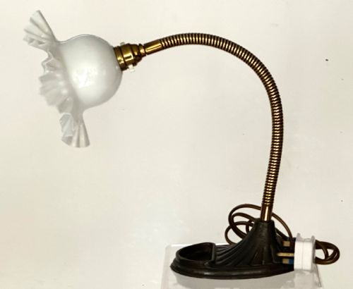 Flexible Brass Desk Lamp