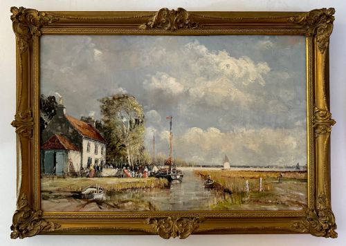 Oil On Canvas by John Sutton (b. 1935)