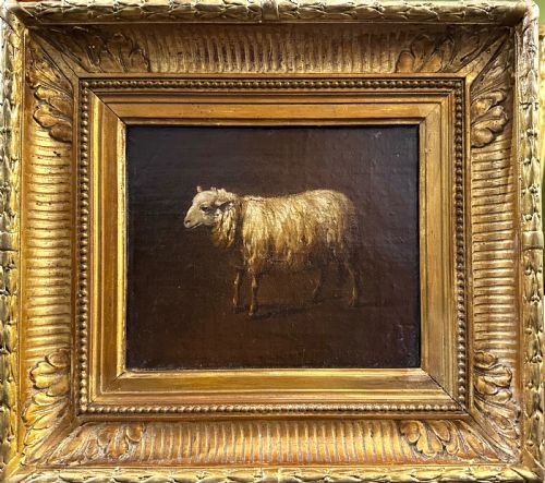 Oil on Canvas of a Sheep 1830