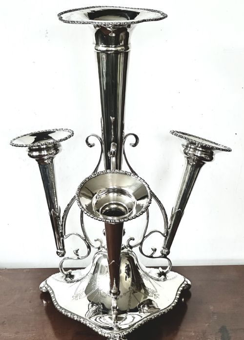 Silver Plated Epergne of Large Proportion