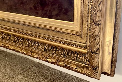 LARGE OIL ON CANVAS BY SCOTTISH ARTIST SIR GEORGE REID PRSA - ADDITIONAL PHOTO 5