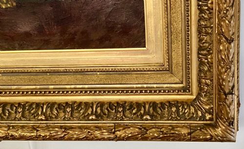 LARGE OIL ON CANVAS BY SCOTTISH ARTIST SIR GEORGE REID PRSA - ADDITIONAL PHOTO 6