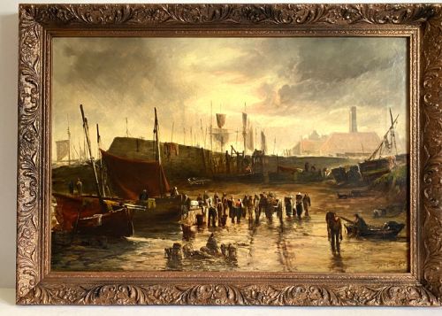 Oil on Canvas by Thomas Bush Hardy (1842-1897)