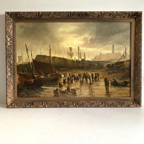 fig 1. Oil on Canvas by Thomas Bush Hardy (1842-1897)