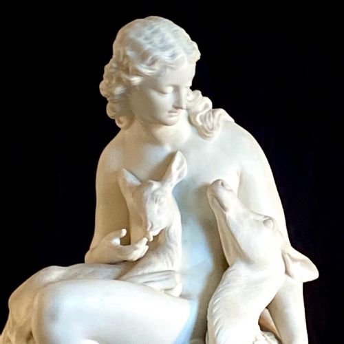 fig 2. Parian Ware Figural Group by Charles Bell Birch 


Parian Ware Figural Group by Charles Bell Burch ((1832-1893)