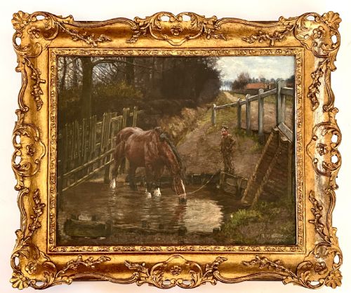 Oil on Canvas by Richard Henry Brock (1871-1943)
)