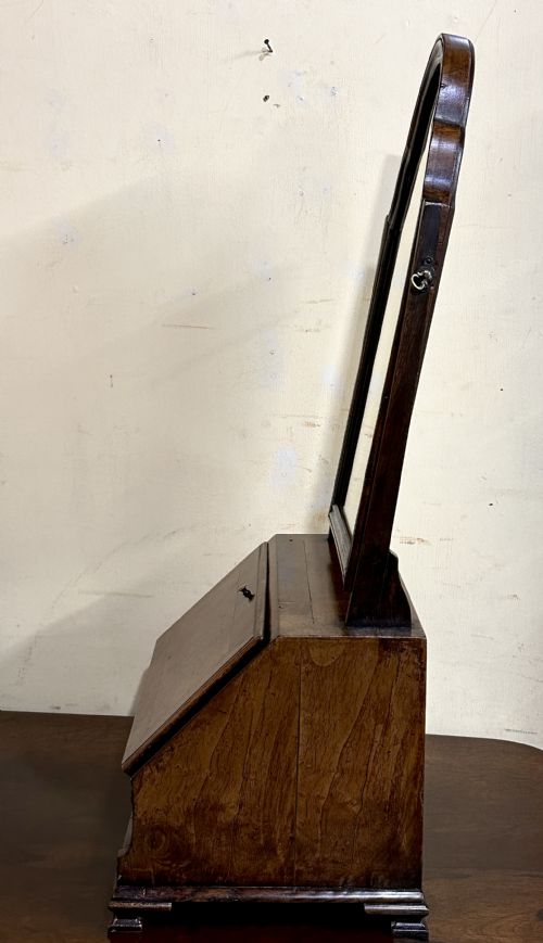 GEORGE II WALNUT DRESSING TABLE MIRROR - ADDITIONAL PHOTO 7