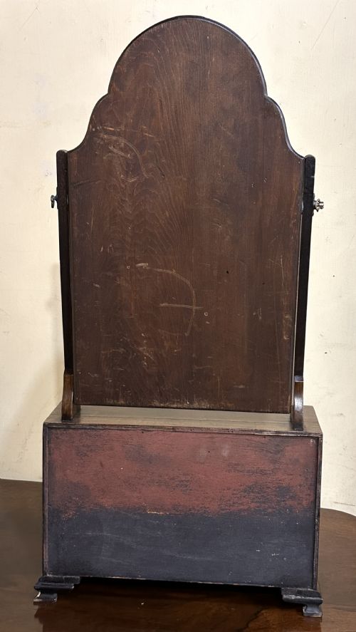 GEORGE II WALNUT DRESSING TABLE MIRROR - ADDITIONAL PHOTO 8