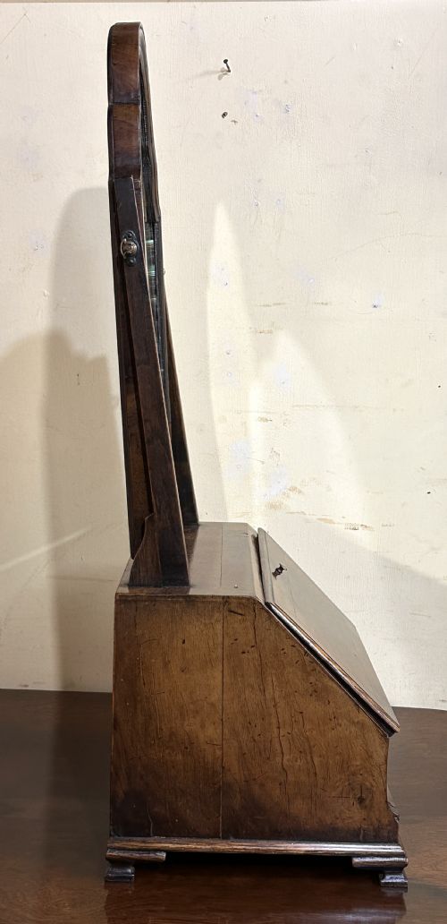 GEORGE II WALNUT DRESSING TABLE MIRROR - ADDITIONAL PHOTO 9