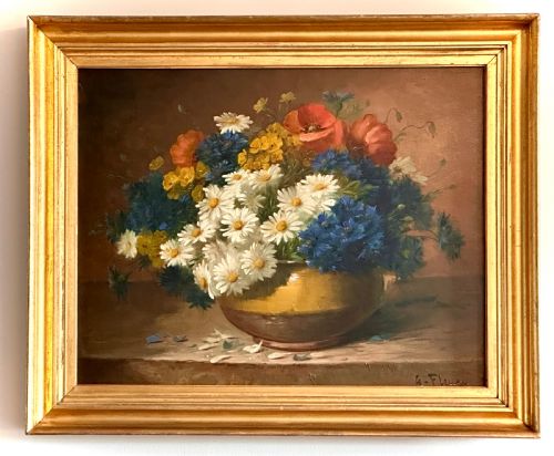 Oil on Canvas Depicting Floral Still Life