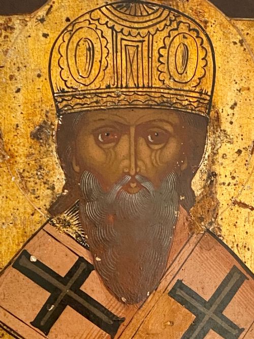 fig 2. Eastern Orthodox Icon of St Spyridon