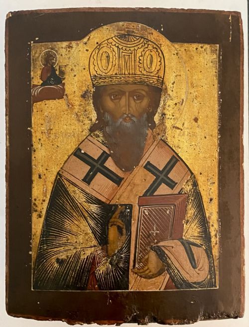 fig 1. Eastern Orthodox Icon of St Spyridon