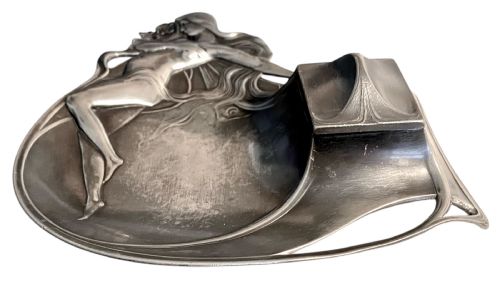 WMF ART NOUVEAU PEWTER PEN TRAY - ADDITIONAL PHOTO 2