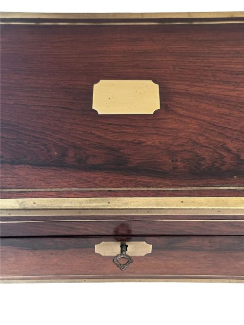 FITTED AND LINED ROSEWOOD JEWELLERY BOX - ADDITIONAL PHOTO 16