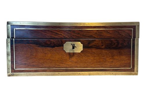 FITTED AND LINED ROSEWOOD JEWELLERY BOX - ADDITIONAL PHOTO 20