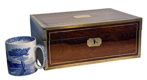 FITTED AND LINED ROSEWOOD JEWELLERY BOX - ADDITIONAL PHOTO 21