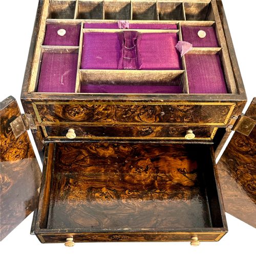 PAPIER MACH JEWELLERY CABINET - ADDITIONAL PHOTO 13