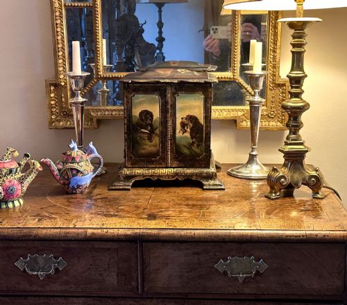 PAPIER MACH JEWELLERY CABINET - ADDITIONAL PHOTO 14