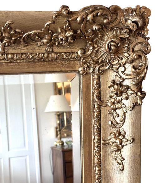 GILT WOOD MIRROR - ADDITIONAL PHOTO 4