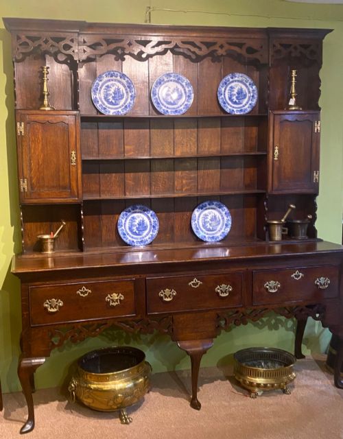 GEORGE III OAK DRESSER - ADDITIONAL PHOTO 10