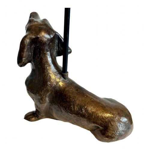 DOORSTOP WITH BRONZE DACHSHUND - ADDITIONAL PHOTO 9