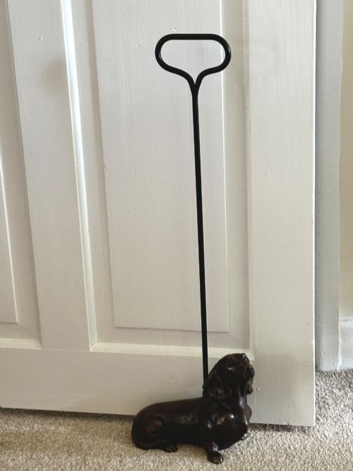 DOORSTOP WITH BRONZE DACHSHUND - ADDITIONAL PHOTO 11