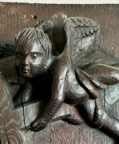 17TH CENTURY CARVED OAK PANEL - ADDITIONAL PHOTO 9