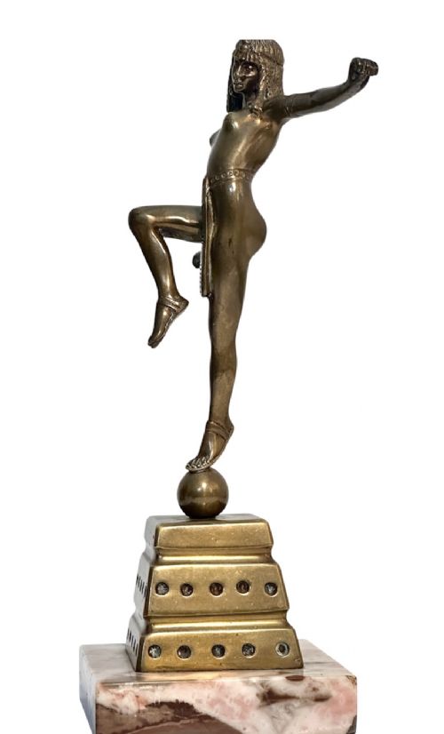 After Chiparus, Bronze Egyptian Dancer