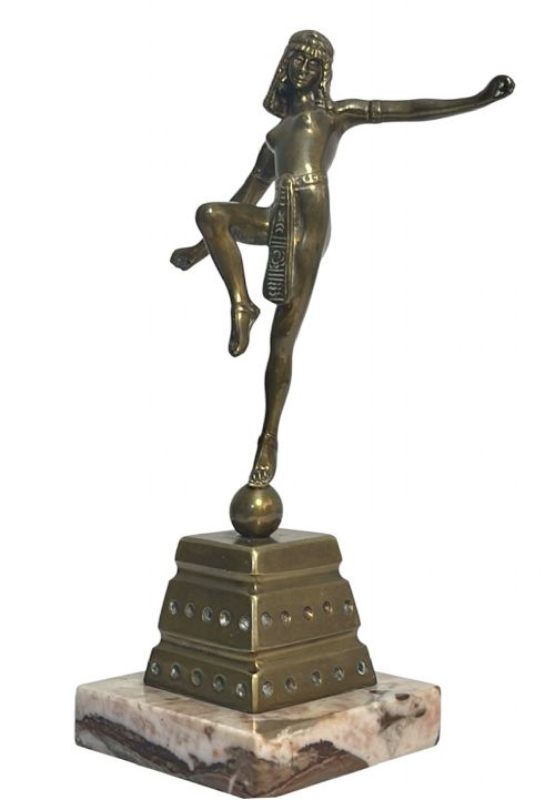 After Chiparus, Bronze Egyptian Dancer View IV