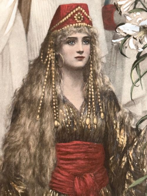 PHOTOGRAVURE OF THE KINGS DAUGHTER BY HERBERT GUSTAVE SCHMALTZ - ADDITIONAL PHOTO 2